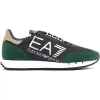 Emporio Armani unisex. 7X000541_AF18609 Black & White Vintage Sneakers Black (36 2/3), Flat, Laces, Sport