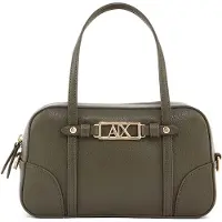 Armani Exchange for woman. XW002611AF15632U7043 Boston handbag green (OSFA), Casual, Polyester