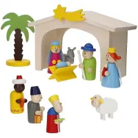 Woomax Wooden Navity Scene Figur 11 Stykker