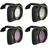 Sunnylife Sett Med 4 Filtre Cpl Nd 4/8 Uv For Dji Mini 2 (mm-fi9257)