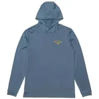Salty Crew Overnight Hood Sunshirt Longsleeve Lycra blå