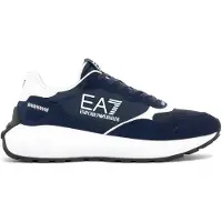 EA7 unisex. 7X000341_AF18616 Wader trainers navy (44 2/3), Blue, Flat, Laces, Sport