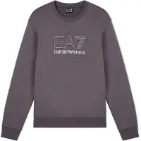 Emporio Armani for man. 7M001322_AF10377 Sweatshirt Visibility M grey (S), Casual, Sport, Cotton, Sportswear, Multisport, Short sleeve