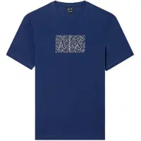 Armani Exchange for man. XM002784AF10356UB096 Deep Sea Navy T-shirt (XL), Casual, Cotton, Short sleeve