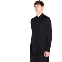 Armani Exchange for man. XM001817AF13235UC001 Classic Shirt black (M), Casual, Viscose, Long sleeve