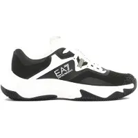 EA7 unisex. X8X248_XK445 Trainers Hard black (46), Flat, Laces, Casual, Sport, Tennis / Paddle tennis, Multisport