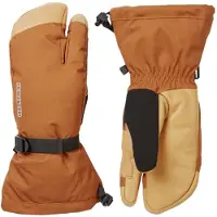 Sealskinz Congham, 3 finger, hansker, oransje