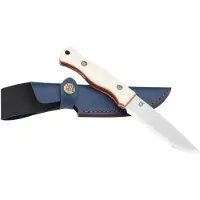 ØYO Oyo Svalbard Knife W/ Leather Sheath, kniv, hvit