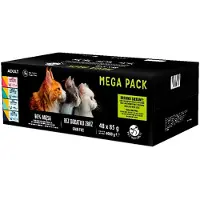 Pet Republic PetRepublic våtfôr til katt i biter i delikat saus MIX kjøtt- og fiskesmak 48x85g