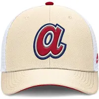 Nike Mlb Dri-fit Rise Structured Atlanta Braves Truckerlue