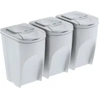 Prosperplast Sortibox Sett Med 3 Resirkuleringsbøtter 3x35l