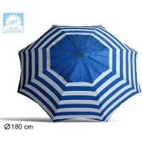 Bigbuy 22/25 Mm Orientable Oxford Aluminium Parasoll 180 Cm