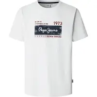 Pepe Jeans for man. PM5010361 Grayson T-shirt white (XL), Casual, Cotton, Short sleeve