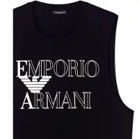 Emporio Armani Em000572_af20434 Ermeløs T-skjorte