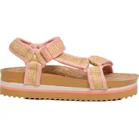 Pepe Jeans for woman. PLS900027 Unber orange sandals (41), 3 to 5 cm, Velcro, Casual