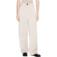 Armani Exchange for woman. XW002280AF21553U6223 Straight beige trousers (XXS), Casual, Classic, Polyester