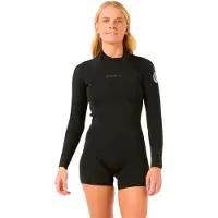 Rip Curl D/patrol 2/2 Mm Spring Langermet Shorty-våtdrakt Med Glidelås Bak For Dame