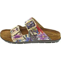 Rohde dameslipper - Blomstrete - Sko - Tøffel - Sandaler