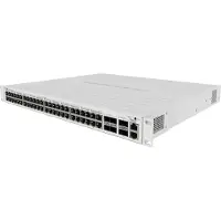 Mikrotik CRS354-48P-4S+2Q+RM - Switch - L3 - 48 x 10/100/1000 (PoE+) + 4 x 10 Gigabit SFP+ + 2 x 40 Gigabit QSFP+ - stasjonær, rackmonterbar - PoE+ (700 W)
