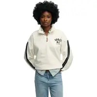 Superdry Country Club Applique Halv Glidelås Genser