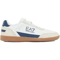 EA7 unisex. 7X000406_AF19827 Heritage Leather Sneakers White (36), Flat, 1 to 3 cm, Laces, Casual, Sport