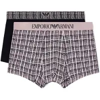 Emporio Armani for man. EM001014_AF18885 Set of 2 black boxer shorts (M), Homewear, Cotton