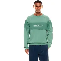 Emporio Armani for man. 7M001499_AF22483 Sweatshirt Logo Series green (S), Casual, Polyester, Long sleeve