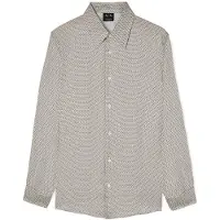Armani Exchange for man. XM002280AF13235F1168 Italian collar grey shirt (XS), Casual, Viscose, Long sleeve