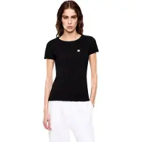 Emporio Armani for woman. 7W001045_AF10373 Core T-shirt black (XXL), Casual, Cotton, Short sleeve