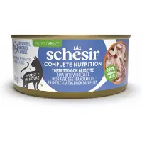 Schesir Økonomipakke Complete Nutrition Filet i gelé 24 x 140 g - Tunfisk med hvit fisk