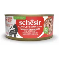Schesir Økonomipakke Complete Nutrition Filet i gelé 24 x 140 g - Tunfisk med reker