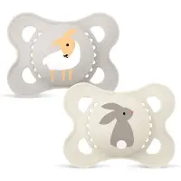 Mam Smokker - Original - 2-pack - 0-6 Md. - Neutral m. Trykk - - OneSize - Smokk