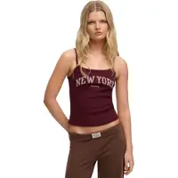 Superdry Athletic Essentials Graphic Print Cami Ermeløs T-skjorte