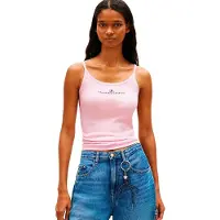Tommy Hilfiger Script Ermeløs Topp