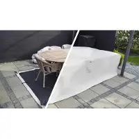 Home>it Garden-trekk til hagemøbler, L210×B155×H95 cm, sand