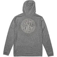Salty Crew Global Hood Sunshirt Longsleeve Lycra grå