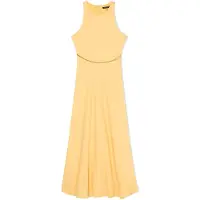Armani Exchange for woman. XW001971AF21553U2149 Maxi dress yellow (S), Casual, Party, Polyester, Sleeveless / Straps