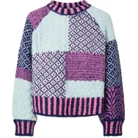 Pieces Pcfusion Blokkfarget Strikket Pullover