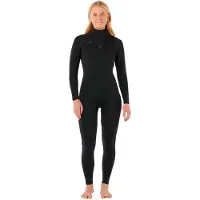 Rip Curl Dawn Patrol Pro 3/2 Mm Dame Våtdrakt I Neopren Med Glidelås I Brystet Og Lange Ermer