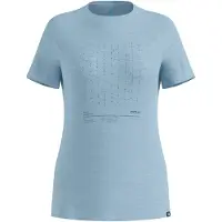 Odlo Merino Tencel Hyper Map Kortarmet T-skjorte