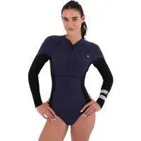 Hurley Air Texture 2/2 Mm Langermet Shorty Med Glidelås Foran Til Dame