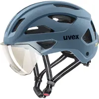 Uvex Stride Visor, Sykkelhjelm, Stone Blue Matt