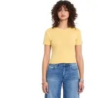 Volcom Tight Crop T-skjorte gul