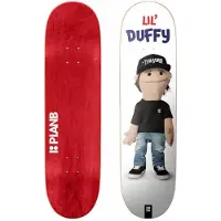 Plan B Lil' Buddies Duffy 8.5"x32.125" Skateboard Deck mønster