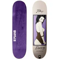 Plan B Girl Duffy 8.25"x32.125" Skateboard Deck mønster