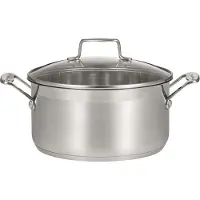 Scanpan 4,8 l/24 cm gryde m. låg - Impact