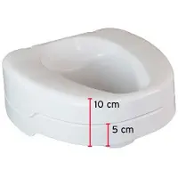 Helping Hand Ezy-Fit toalettforhøyer uten lokk, 5-10 cm