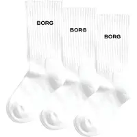 Björn Borg Sokker - 3-pack - Crew - Hvit - - 26/30 - Sokker