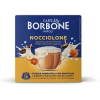 Caffe Borbone | Nocciolone - Hasselnøtt Cappuccino - 16 kapsler til Dolce Gusto