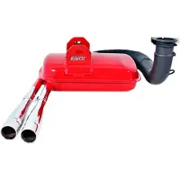 Evok 2.0 Racing Piaggio Vespa P X Vnb Gt Gtr Super 150 Vba Vbb Gl Sprint Super 125 150cc 100751215 Ikke-homologisert Komplett Eksosanlegg